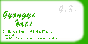 gyongyi hati business card